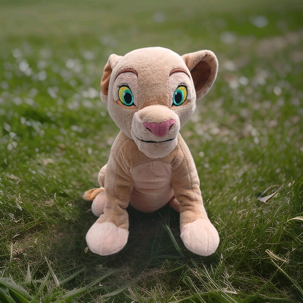 VNT Disney Lion King Nala Plush Toy Stuffed Animal Large Sitting 2002 Hasbro 17"